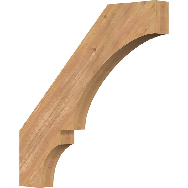 Ekena Millwork 3 1/2"W x 32"D x 32"H Balboa Smooth Knee Brace, Western Red Cedar BRC04X32X32BOA00SWR - main